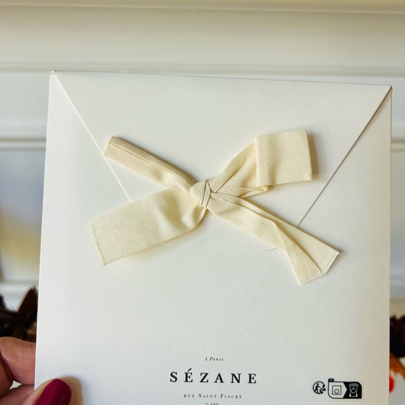 Sezane scarf “Le Foulard Pour La Vie” terracotta - Picture 2 of 2